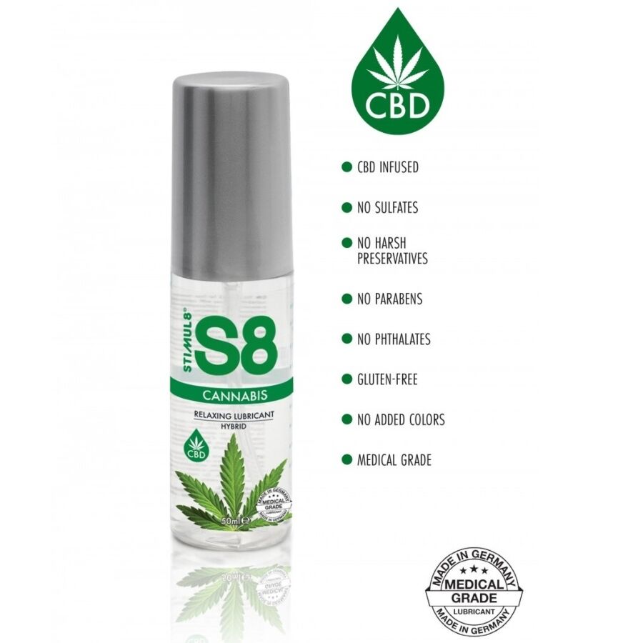 STIMUL8 – S8 CANNABIS HYBRID LUBRICANT 50 ML