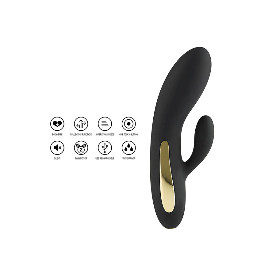 TOYJOY – BLACK RABBIT VIBRATOR SPPLENDOR LIGHT