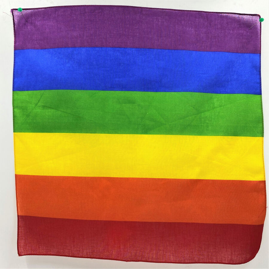 PRIDE – RAINBOW FLAG TRIANGULAR COTTON SCARF