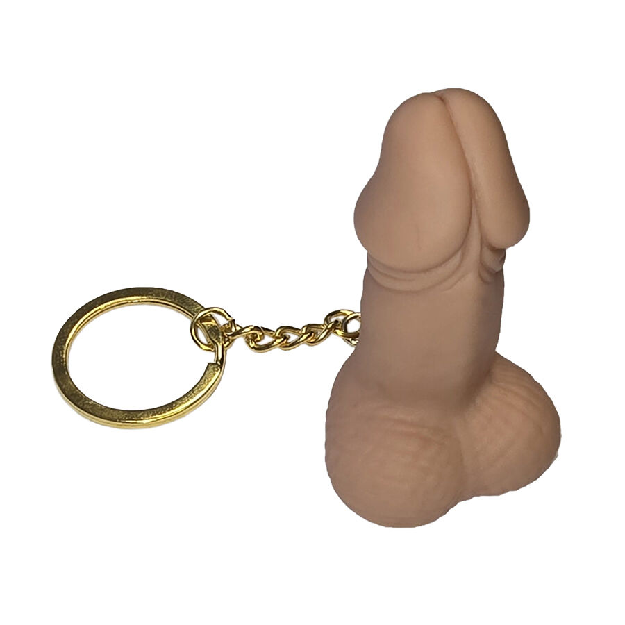 DIABLO PICANTE – WHISTLE KEYCHAIN IN THE SHAPE OF A PENIS IN FLESH COLOR