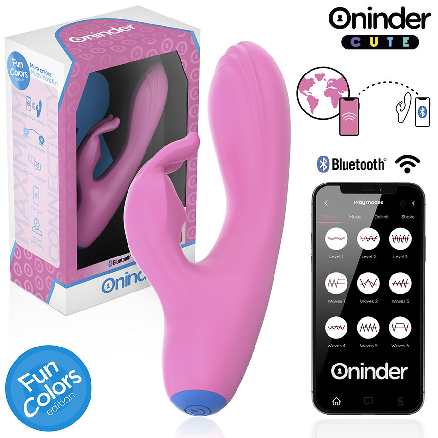 ONINDER CUTE – LOVE BUNNY VIBRATOR G-SPOT CLITORIS – FREE WORLDWIDE APP