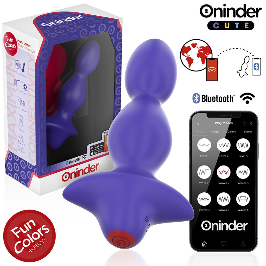 ONINDER CUTE – LOVE BUTT VIBRATING ANAL PLUG DILATOR – FREE WORLDWIDE APP
