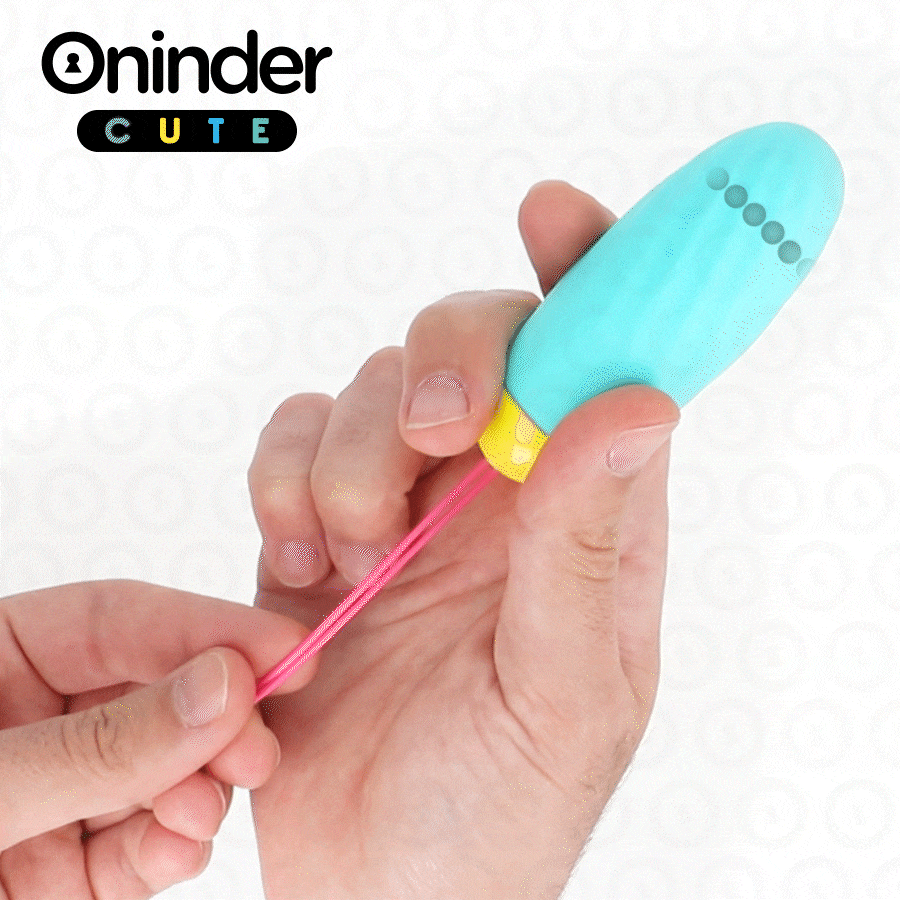 ONINDER CUTE – LOVE PLEASURE VIBRO-ROTATING SILICONE GEM EGG – FREE WORLDWIDE APP
