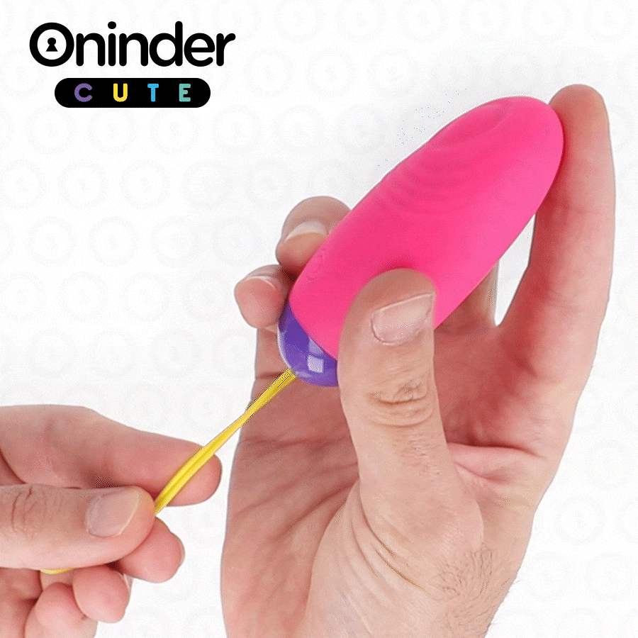 ONINDER CUTE – LOVE PLEASURE VIBRO-WAVE TAPPING SILICONE EGG – FREE WORLDWIDE APP