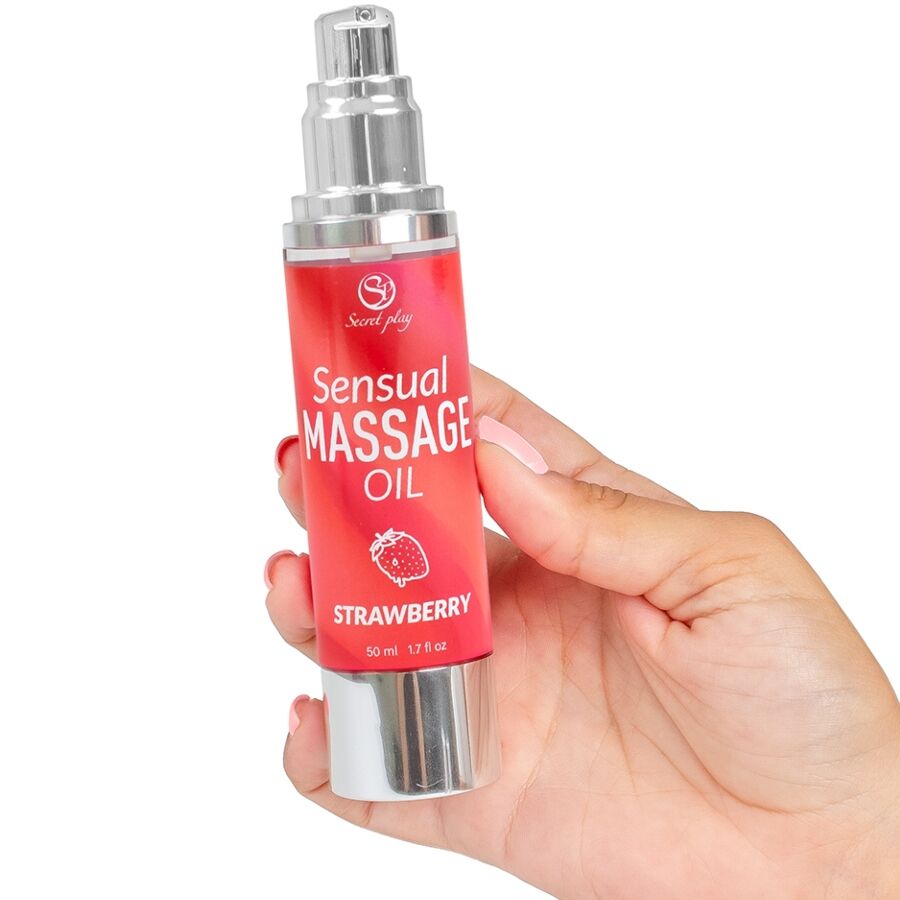 SECRETPLAY – STRAWBERRY MASSAGE OIL