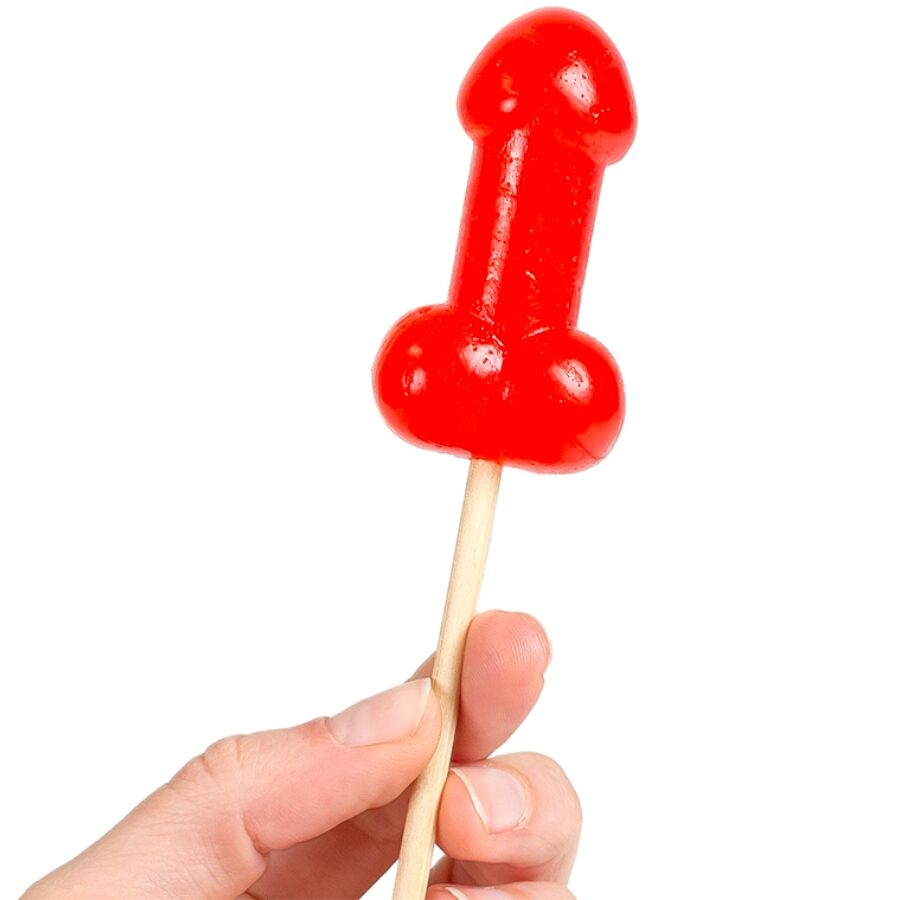 SECRETPLAY – CHERRY CANDY PENIS LOLLIPOP WITH SPICY HEAT EFFECT