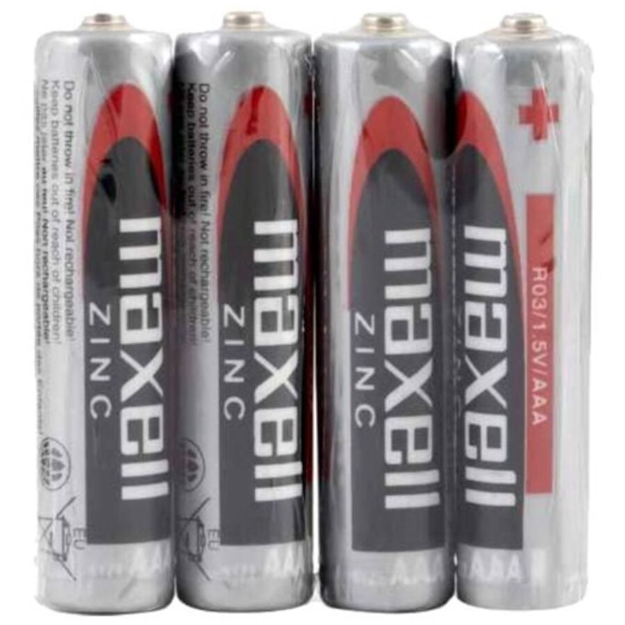 MAXELL – BATTERY SALINA MANGANESO AAA R03 RETRACTIL*4