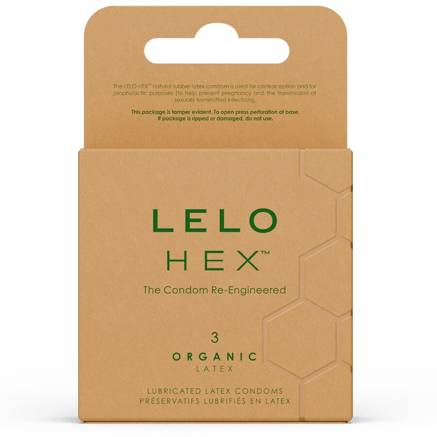 LELO – HEX ORGANIC CONDOM BOX 3 UNITS