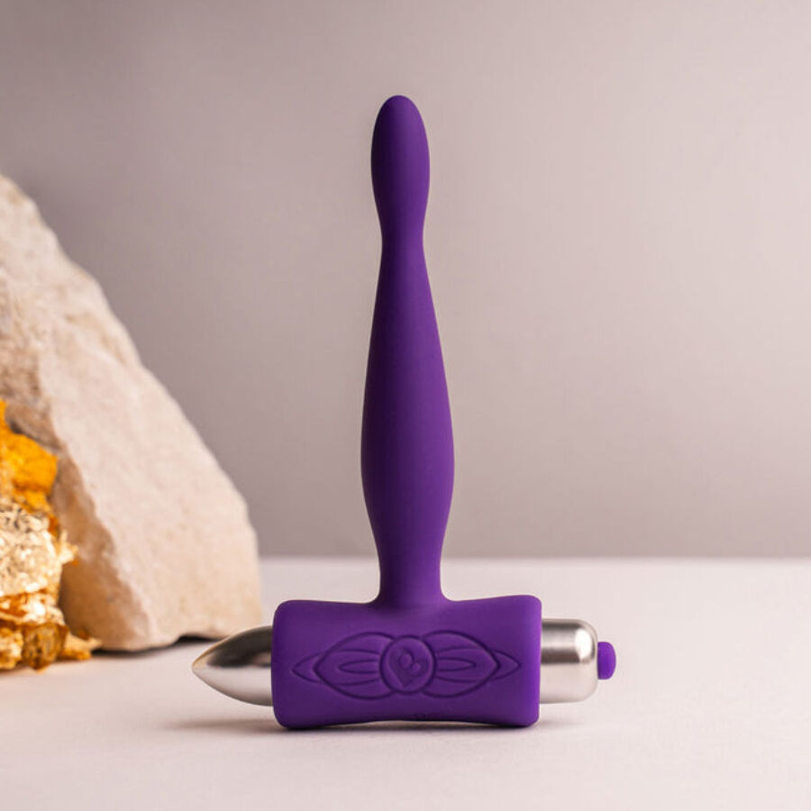 ROCKS- OFF – PETITE SENSATIONS TEAZER ANAL PLUG VIBRATOR PURPLE