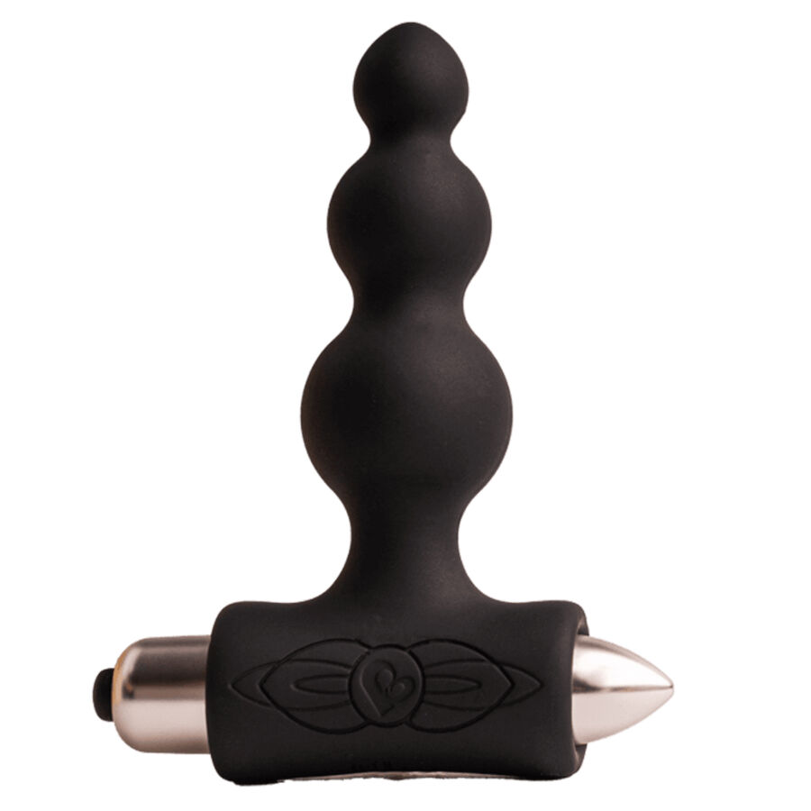 ROCKS- OFF – PETITE SENSATIONS BUBBLES ANAL PLUG VIBRATOR BLACK