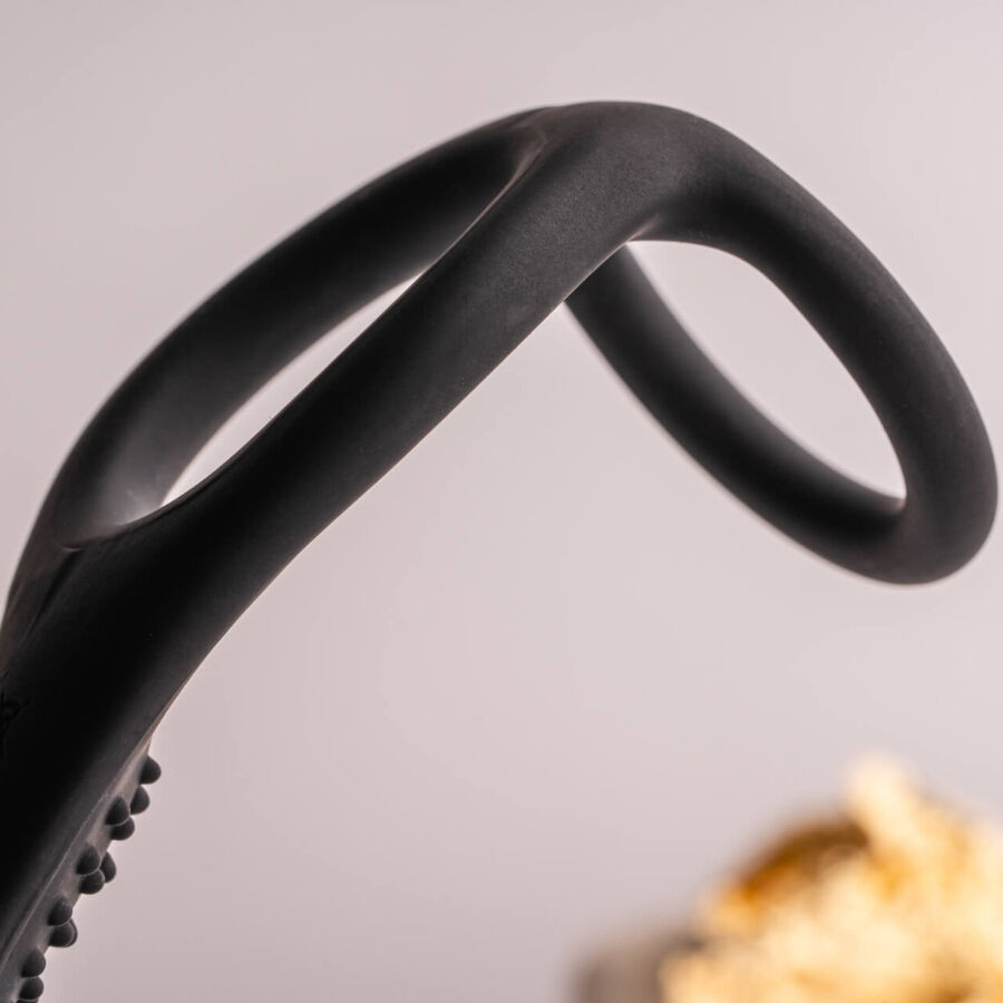 ROCKS-OFF – RO-ZEN RRO ANAL PLUG WITH VIBRATING PENIS RING BLACK