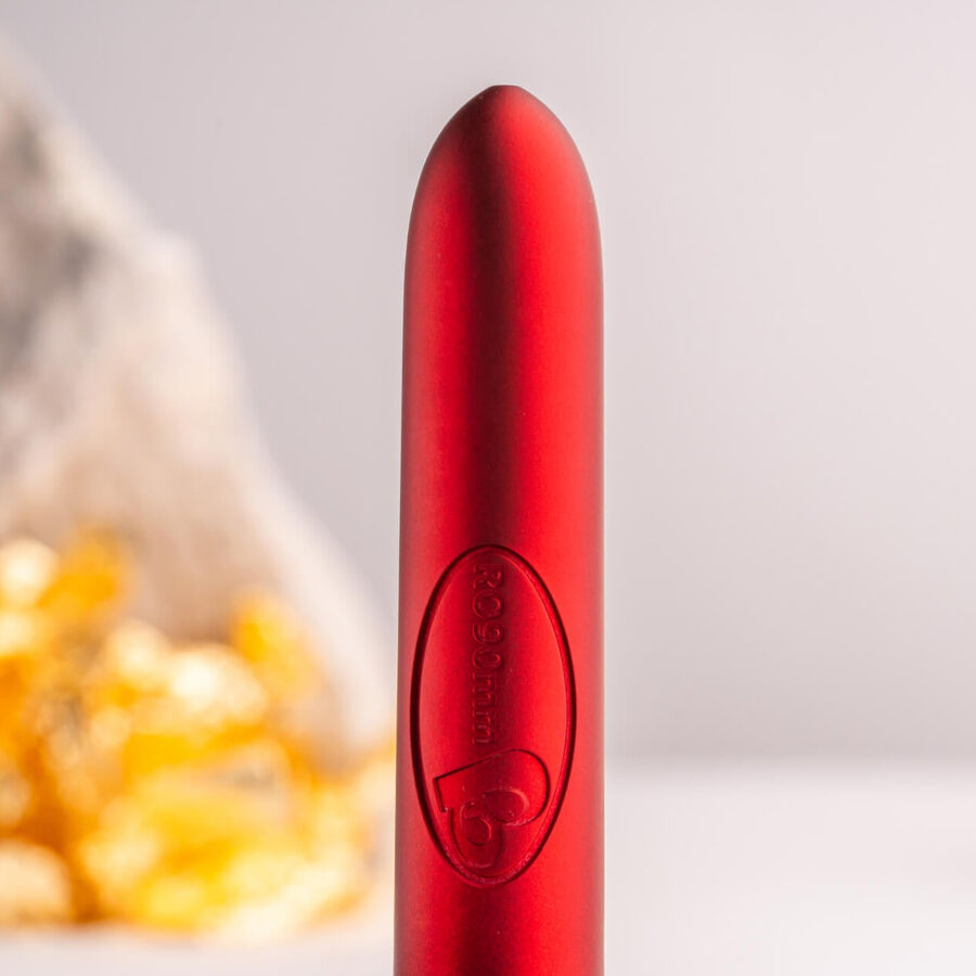 ROCKS-OFF – RO-90 SCARLET VELVET VIBRATING BULLET RED