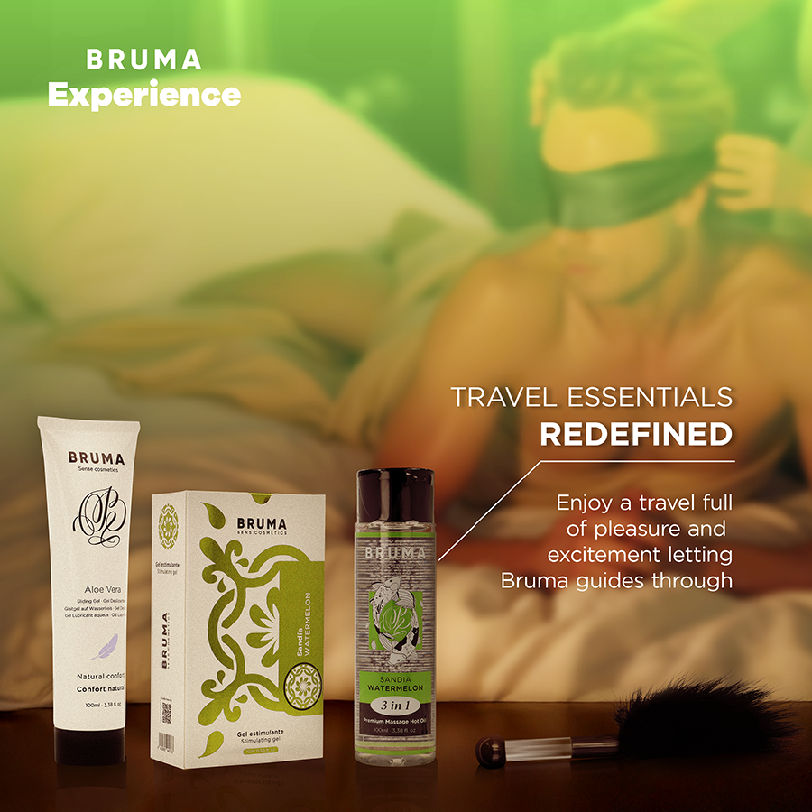 BRUMA XPERIENCE – SWEET WATERMELON TEMPTATION KIT WITH ORGASM ENHANCER