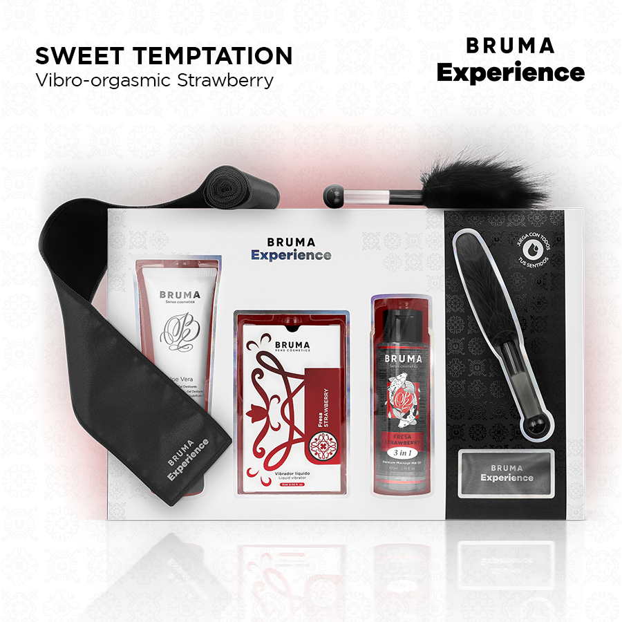 BRUMA XPERIENCE – SWEET STRAWBERRY VIBRO-ORGASMIC TEMPTATION KIT