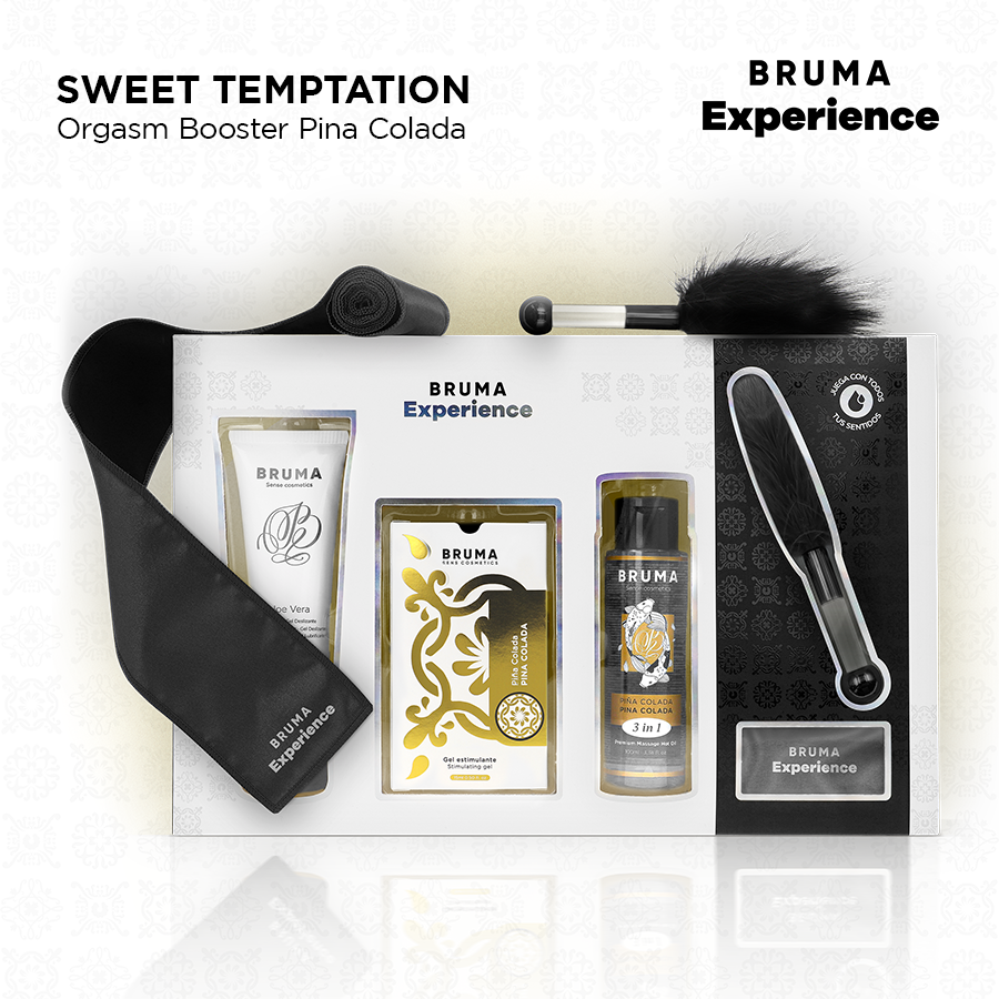 BRUMA XPERIENCE – SWEET PINA COLADA TEMPTATION PACK WITH ORGASM ENHANCER