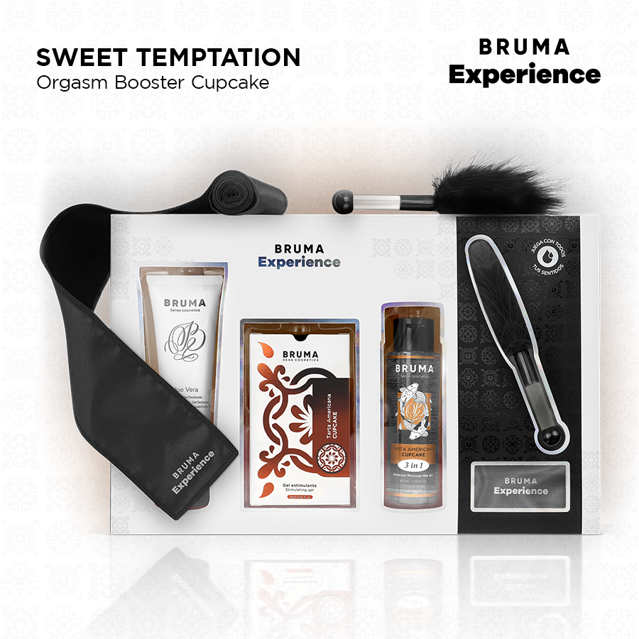 BRUMA XPERIENCE – SWEET AMERICAN TART TEMPTATION KIT WITH ORGASM ENHANCER