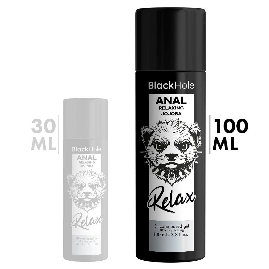 BLACK HOLE – ANAL RELAXING JOJOBA RELAX SILICONE BASE 100 ML