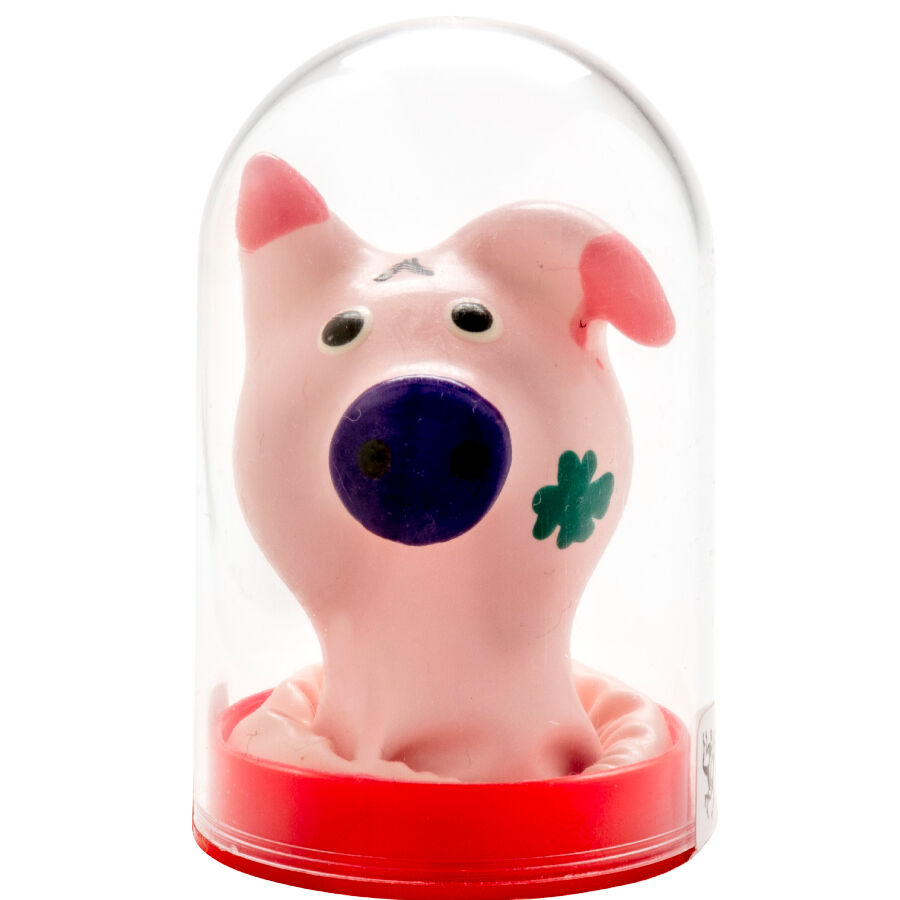 CONDOMERIE – HANDPAINTED NOVELTY CONDOMS PIG HEAD