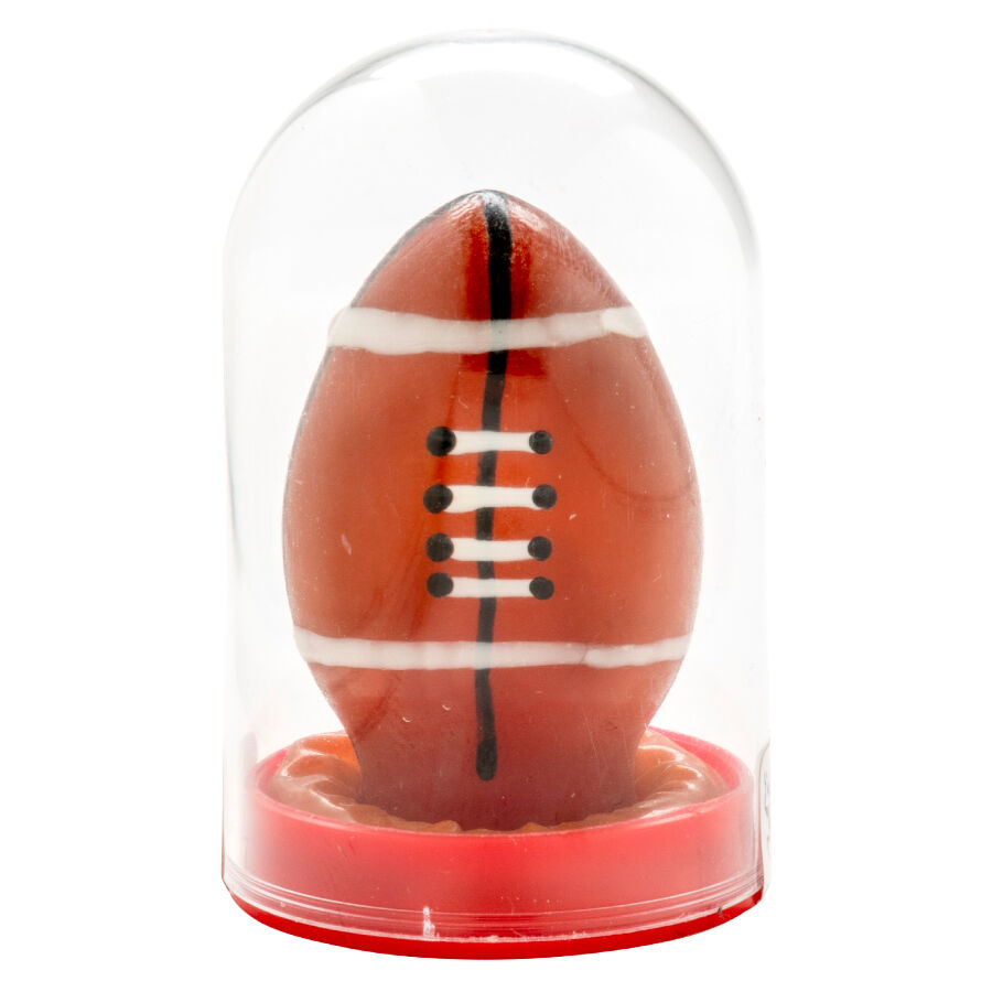 CONDOMERIE – HANDPAINTED NOVELTY CONDOMS RUGBY BALL