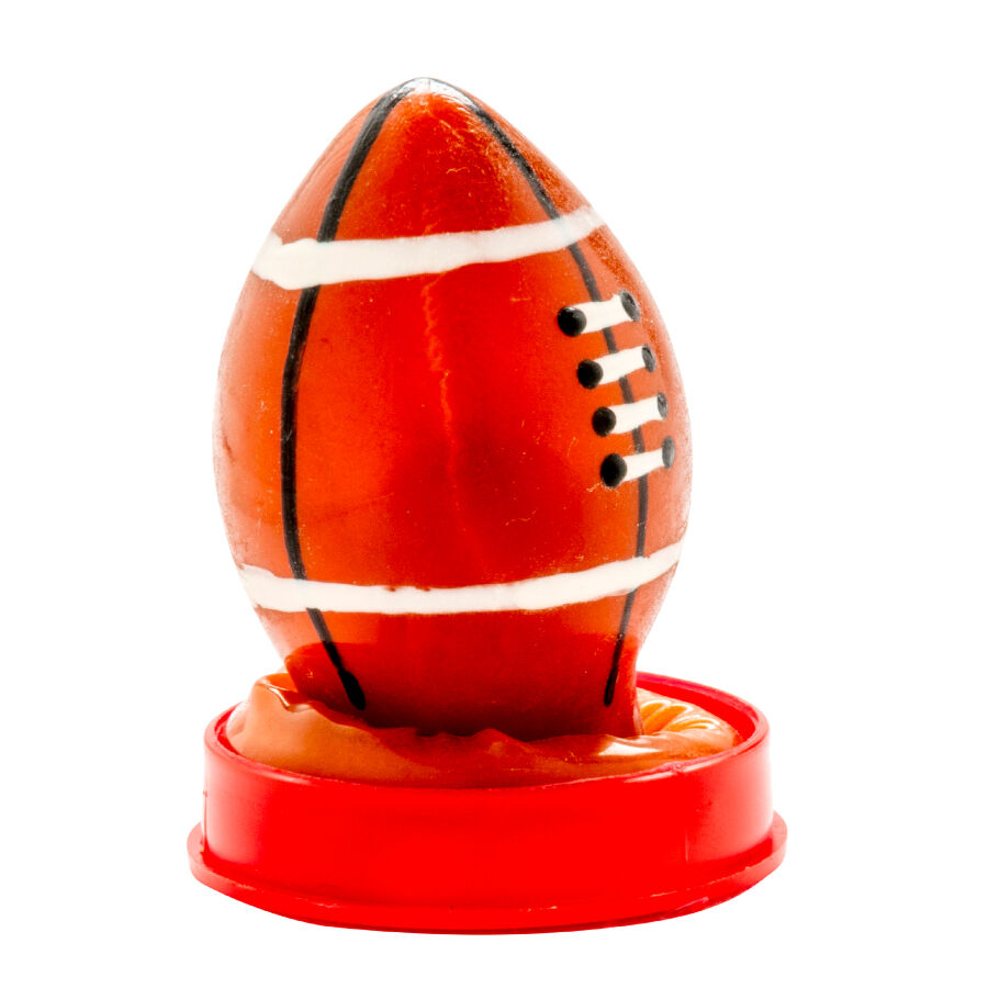 CONDOMERIE – HANDPAINTED NOVELTY CONDOMS RUGBY BALL