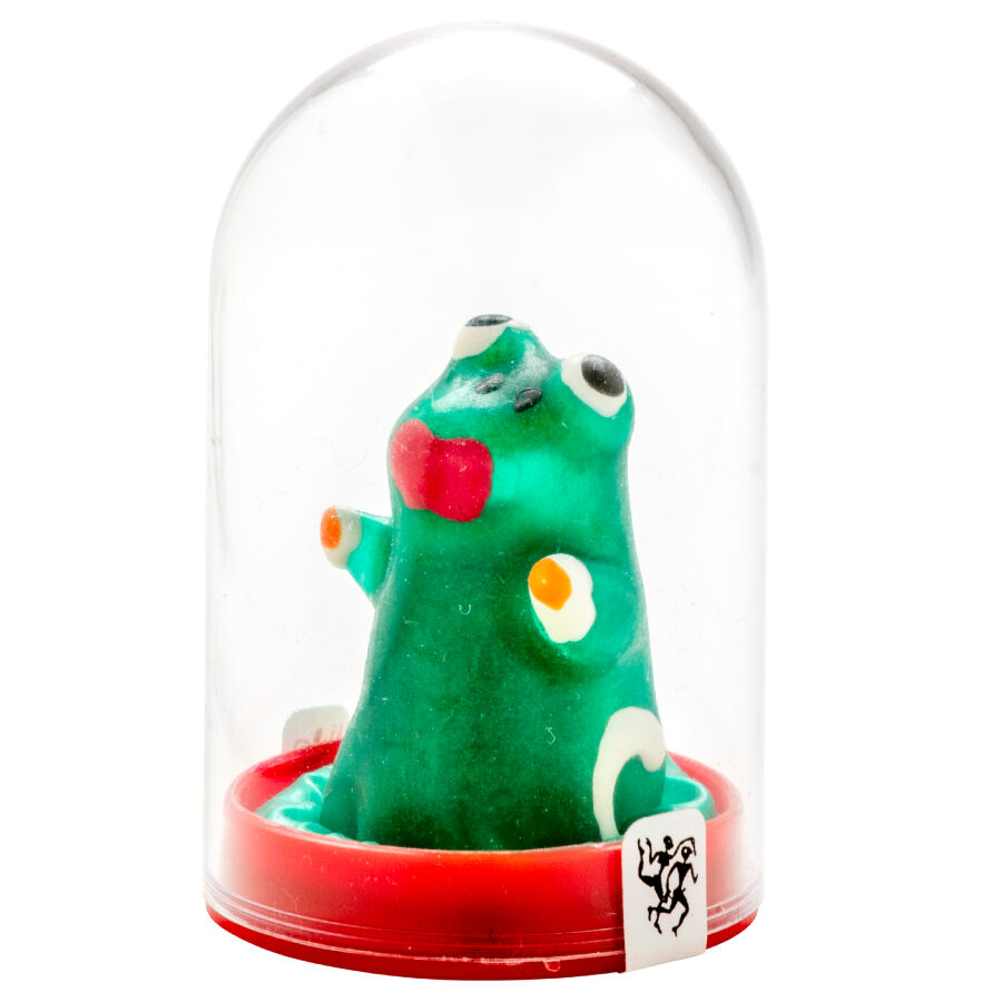 CONDOMERIE – HANDPAINTED NOVELTY CONDOMS FROG MODEL 1