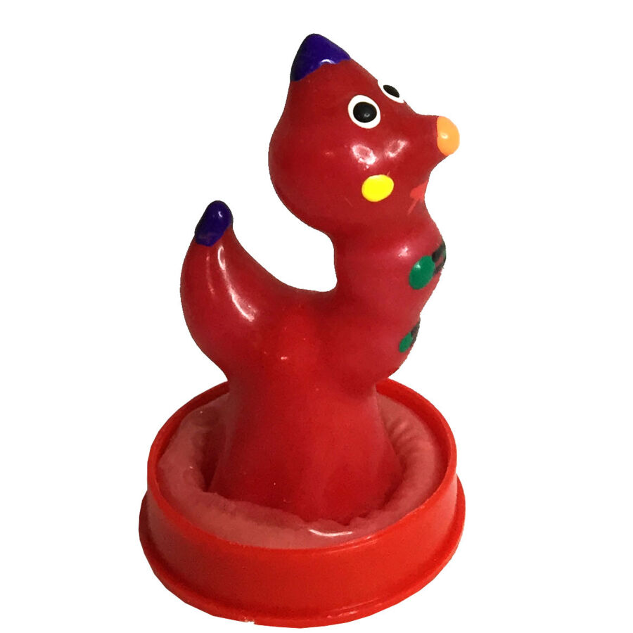 CONDOMERIE – HANDPAINTED NOVELTY CONDOMS WORM