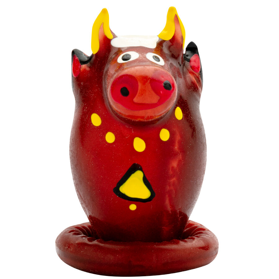 CONDOMERIE - HANDPAINTED NOVELTY CONDOMS BULL MODEL 1 - Image 4