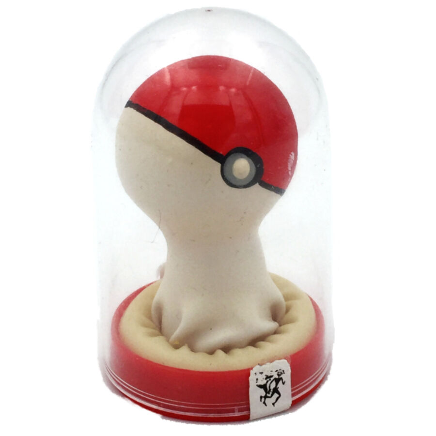 CONDOMERIE – HANDPAINTED NOVELTY CONDOMS POKEBALL RED-WHITE