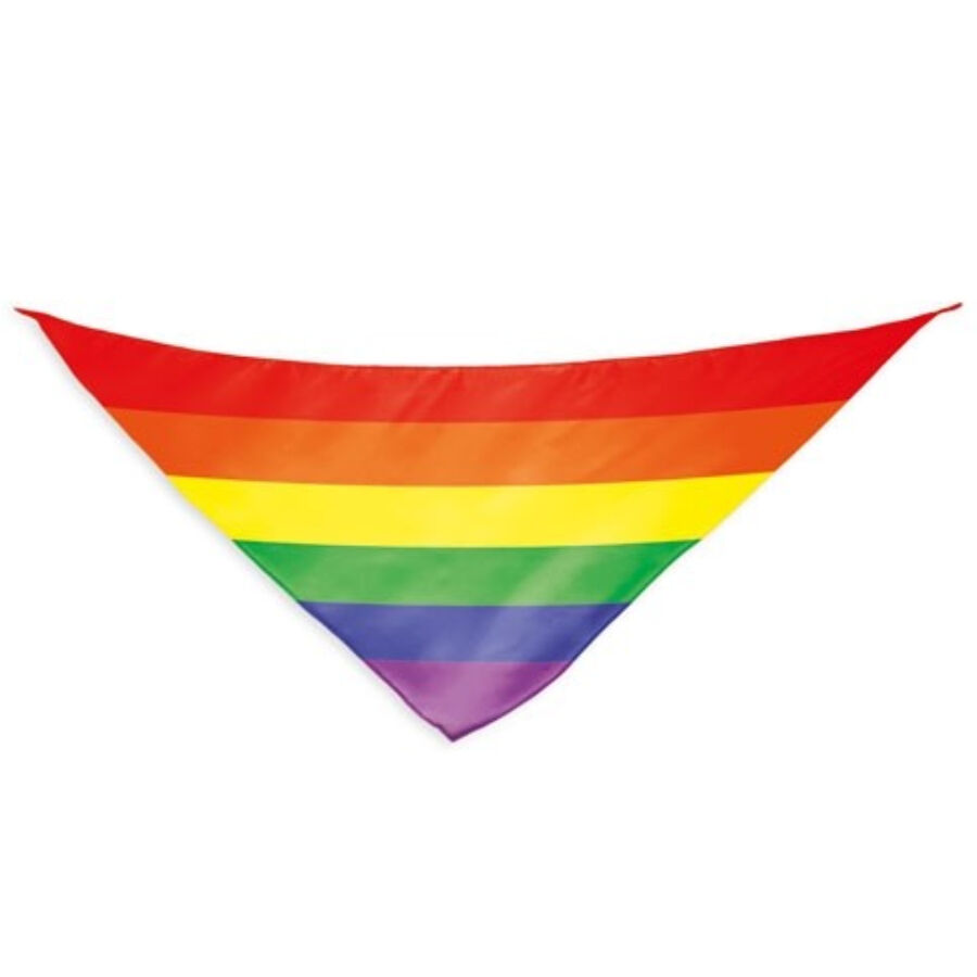 PRIDE – RAINBOW FLAG TRIANGULAR COTTON SCARF