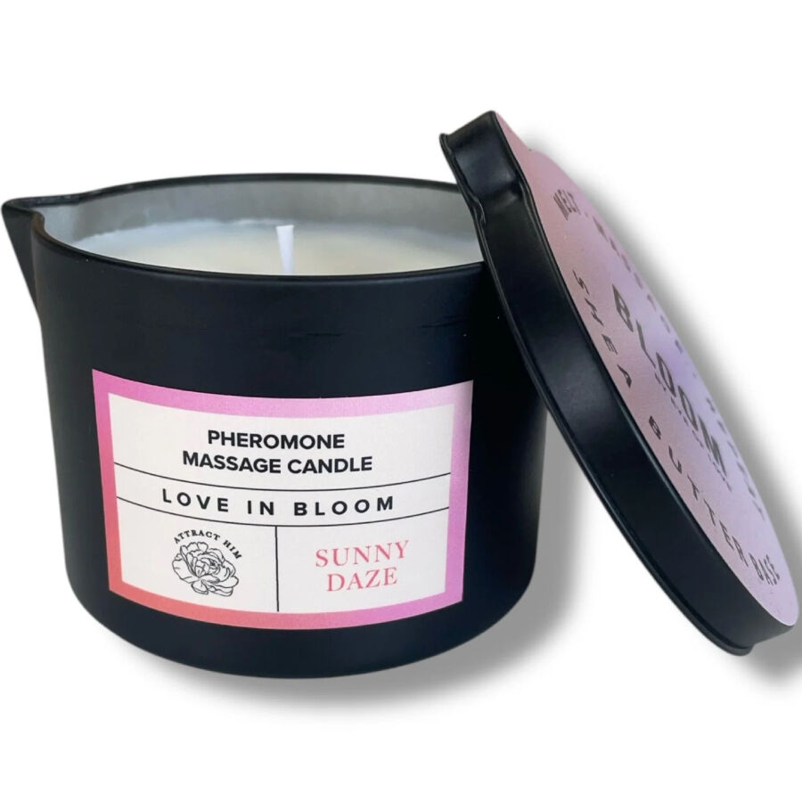 EYE OF LOVE – BLOOM MASSAGE CANDLE SATIVA SUNNY DAZE 150 ML