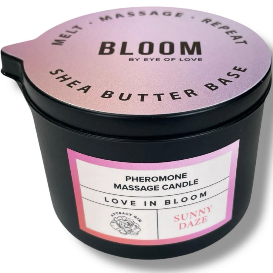EYE OF LOVE – BLOOM MASSAGE CANDLE SATIVA SUNNY DAZE 150 ML
