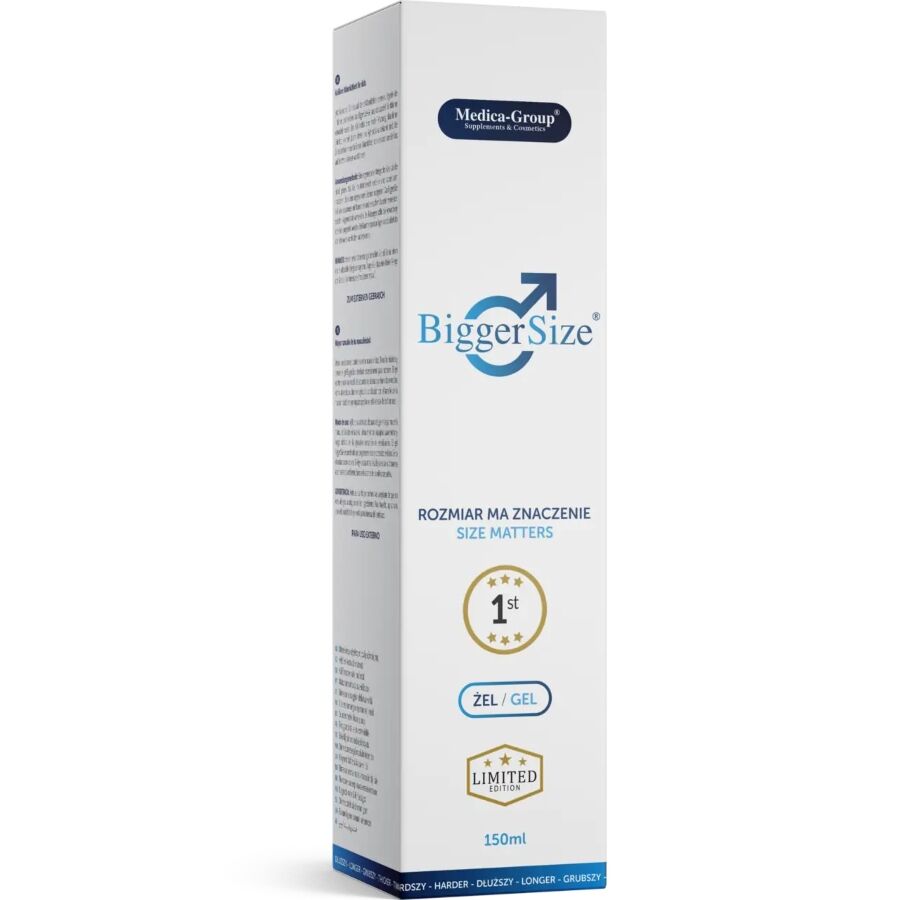 MEDICA GROUP – BIGGER SIZE INTIMATE GEL FOR MEN 150 ML