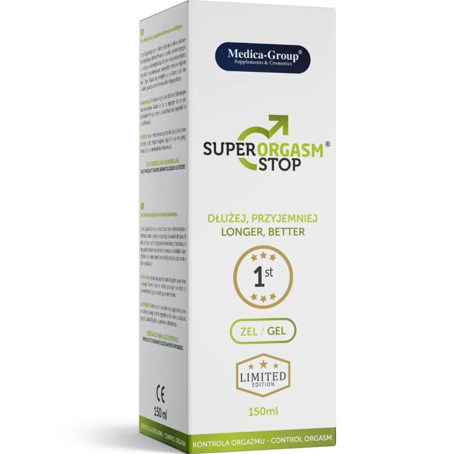 MEDICA GROUP – SUPER ORGASM STOP INTIMATE GEL FOR MEN 150 ML