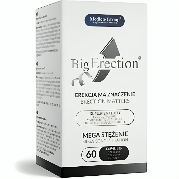 MEDICA GROUP – BIG ERECTION ENHANCER FOR MEN 60 CAPSULES