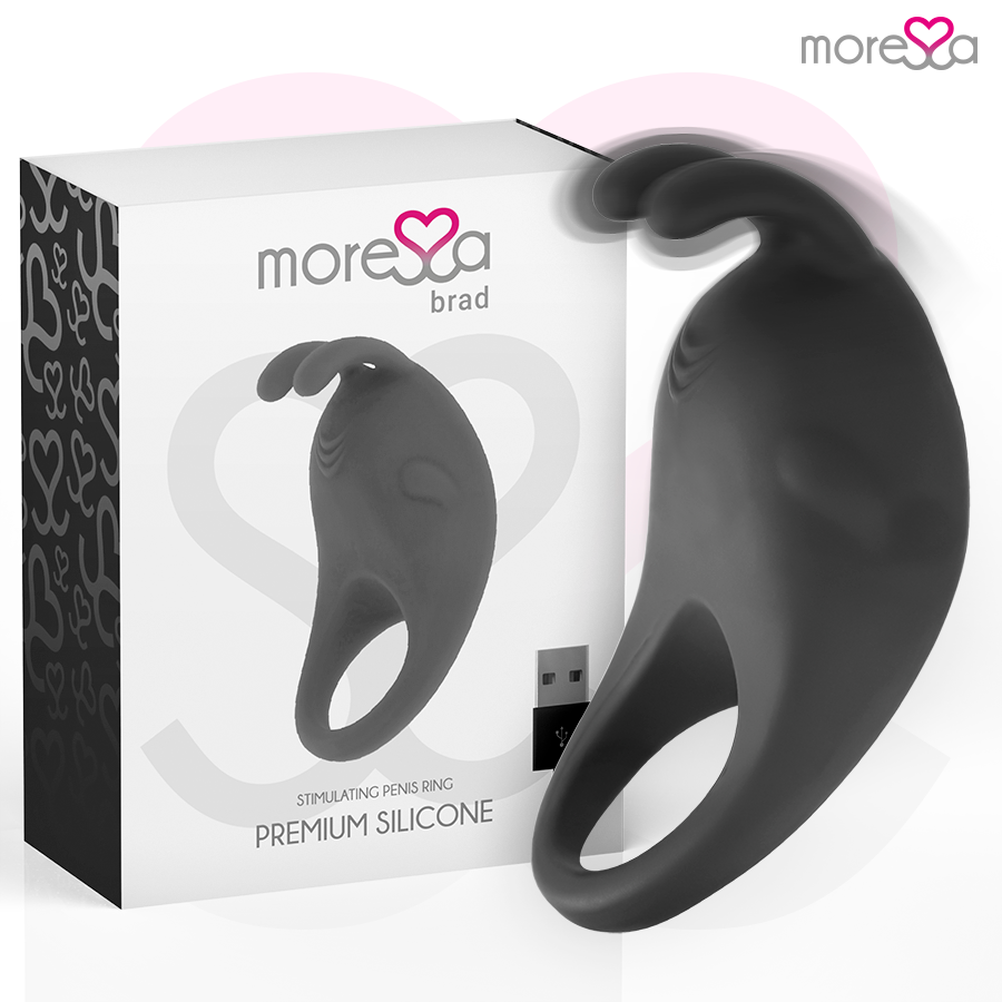 MORESSA – BRAD PREMIUM SILICONE RECHARGEABLE BLACK