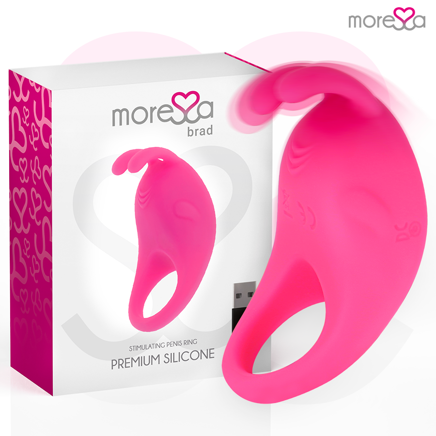MORESSA – BRAD PREMIUM SILICONE RECHARGEABLE PINK