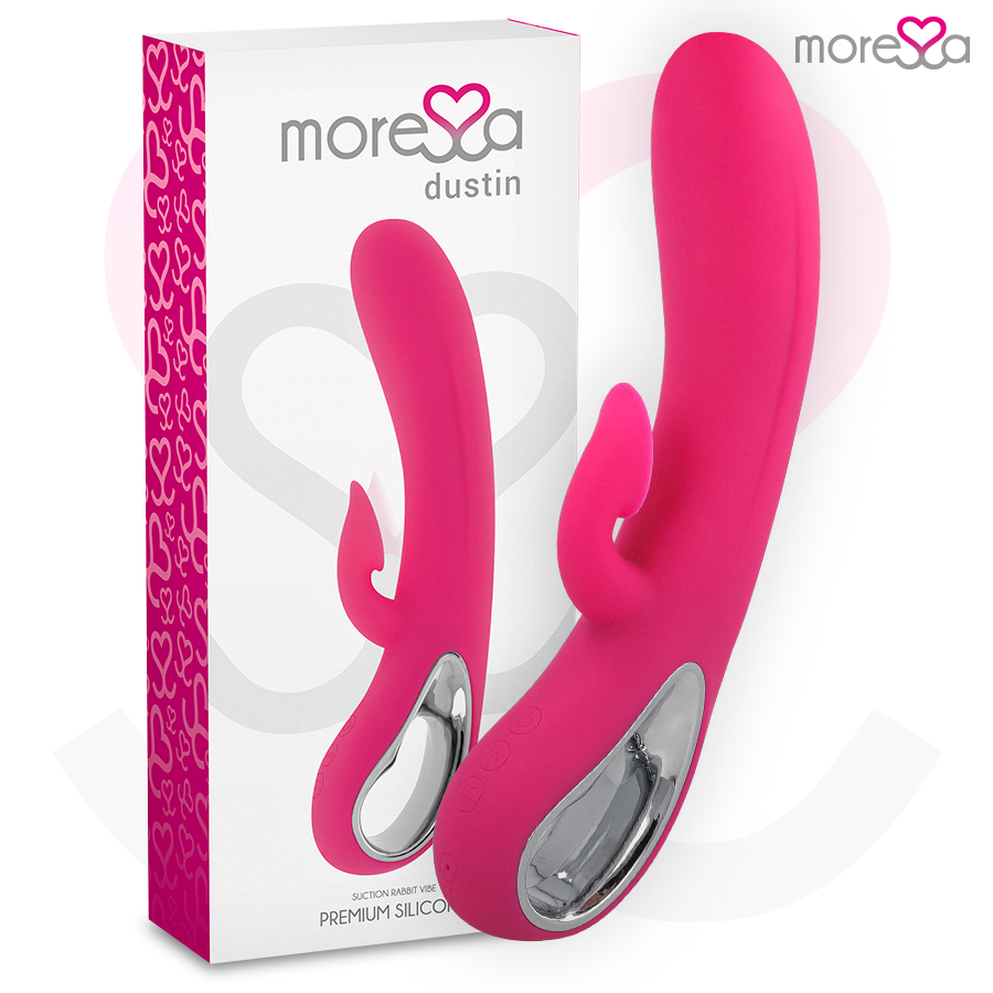 MORESSA – DUSTIN CLITORAL SUCTION AND POWERFUL VIBRATION PREMIUM SILICONE RECHARGEABLE