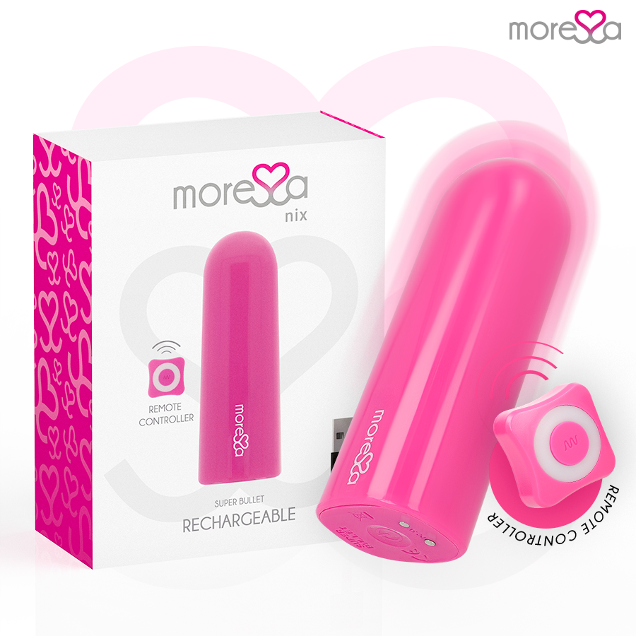 MORESSA – NIX VIBRATOR REMOTE CONTROL PINK