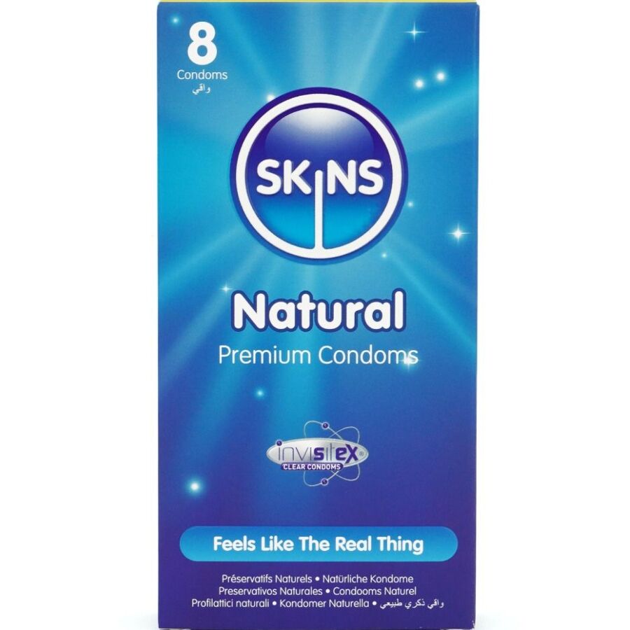 SKINS – NATURAL PREMIUM CONDOMS PACK 8