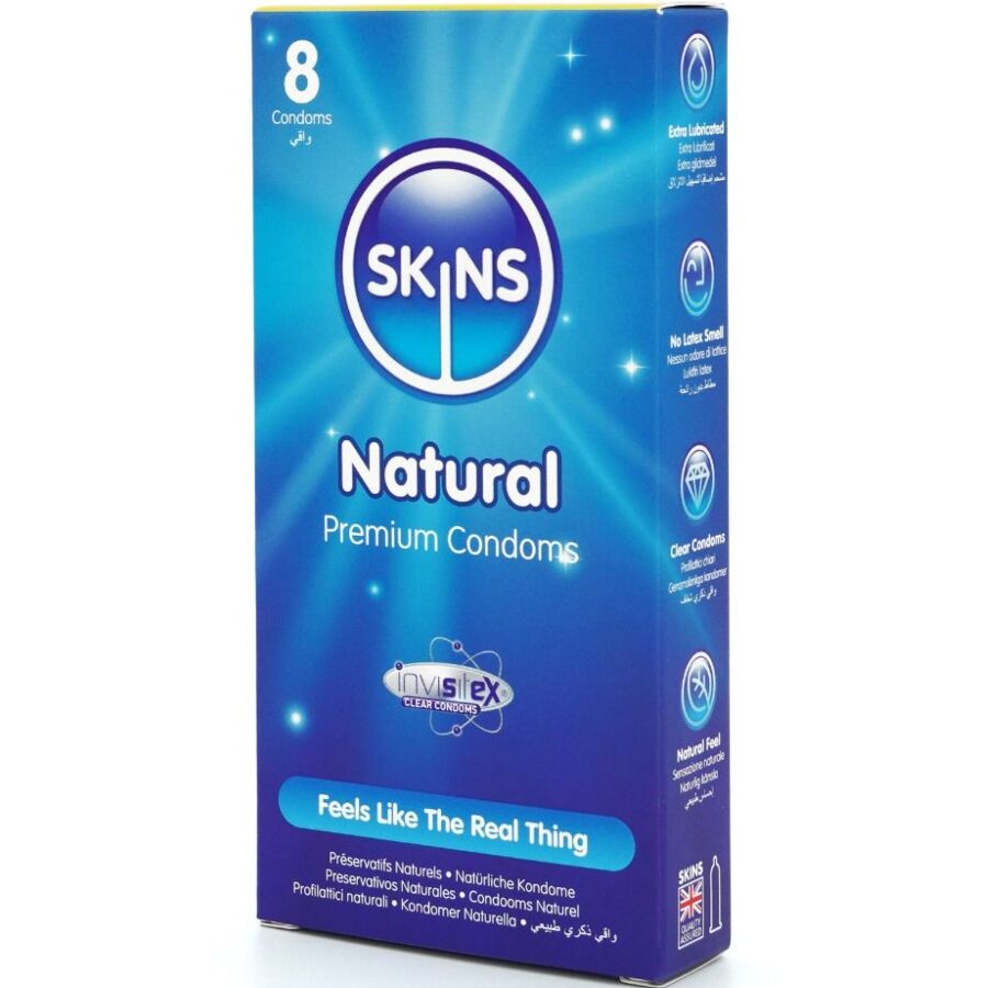 SKINS – NATURAL PREMIUM CONDOMS PACK 8