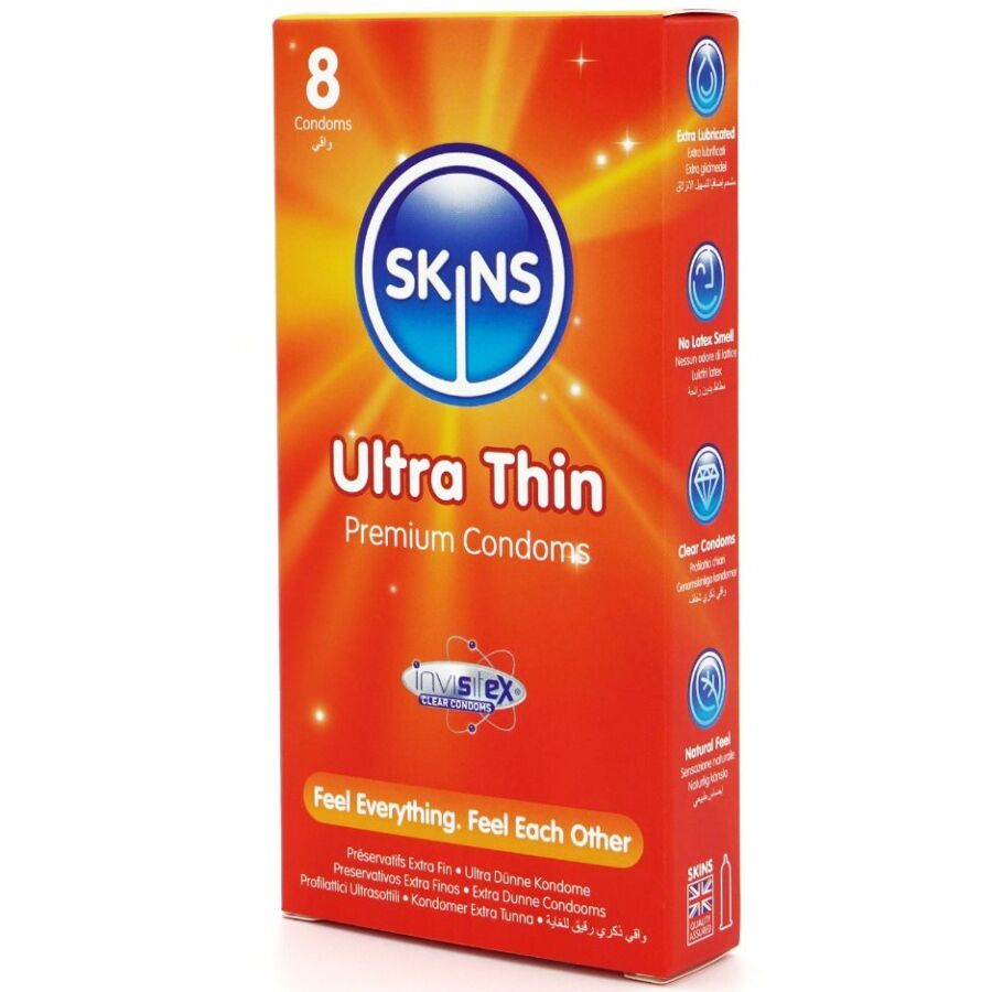 SKINS – ULTRA THIN PREMIUM CONDOMS PACK 8