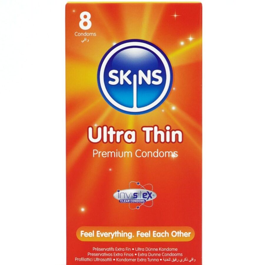 SKINS – ULTRA THIN PREMIUM CONDOMS PACK 8