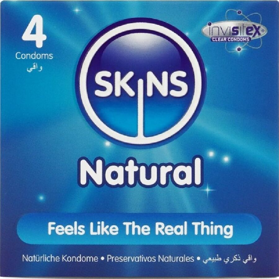 SKINS – NATURAL PREMIUM CONDOMS PACK 4