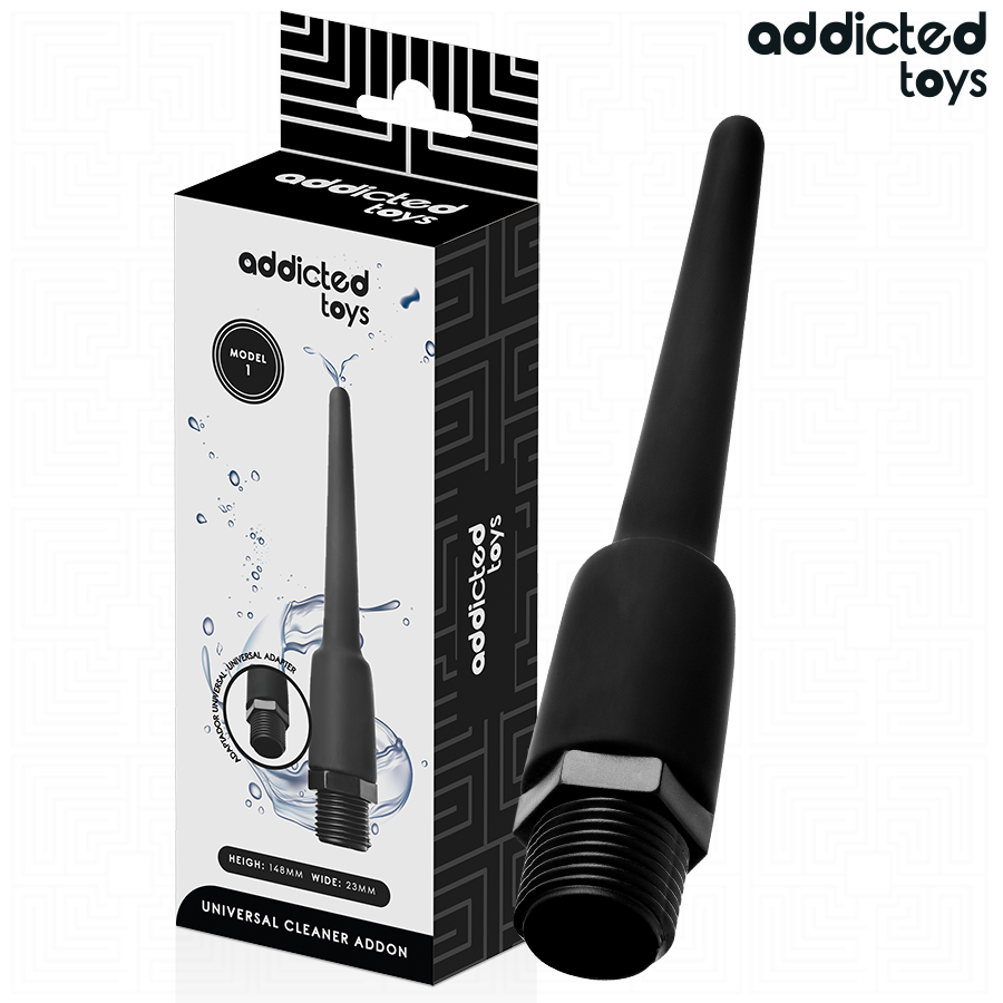 ADDICTED TOYS – ANAL CLEANER WITH UNIVERSAL ADAPTER MODEL 1