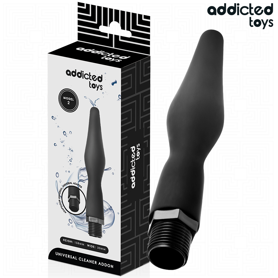 ADDICTED TOYS – ANAL CLEANER WITH UNIVERSAL ADAPTER MODEL 2