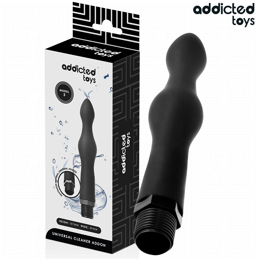 ADDICTED TOYS – ANAL CLEANER WITH UNIVERSAL ADAPTER MODEL 3