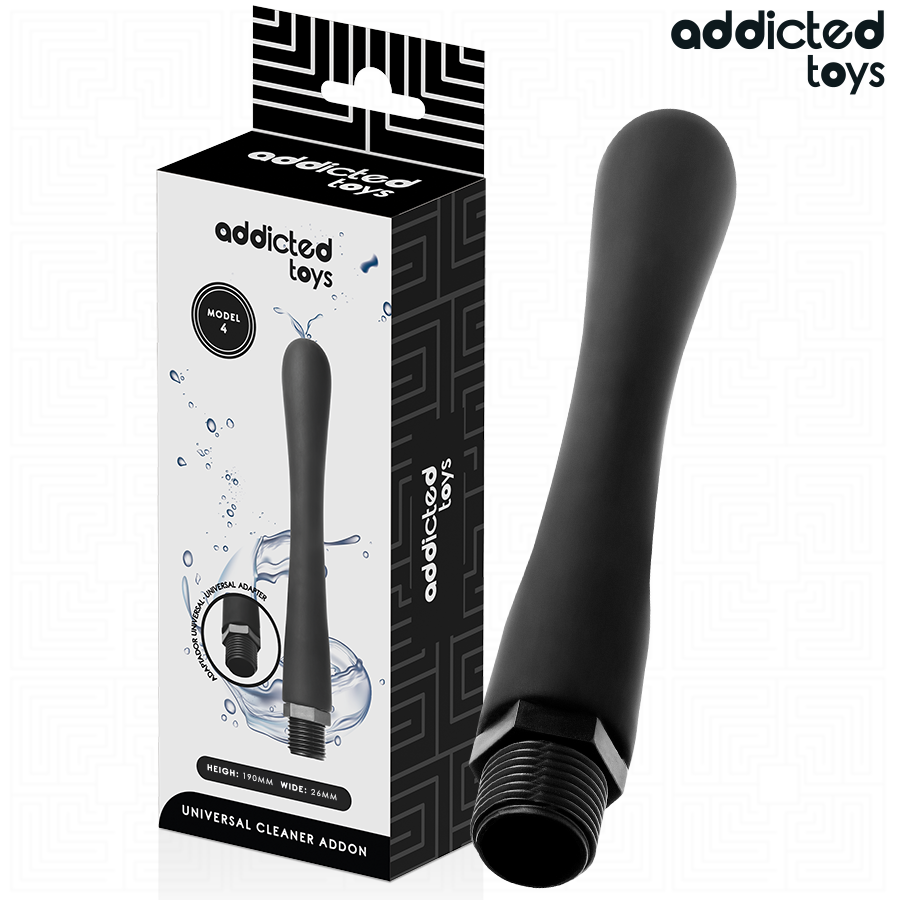 ADDICTED TOYS – ANAL CLEANER WITH UNIVERSAL ADAPTER MODEL 4