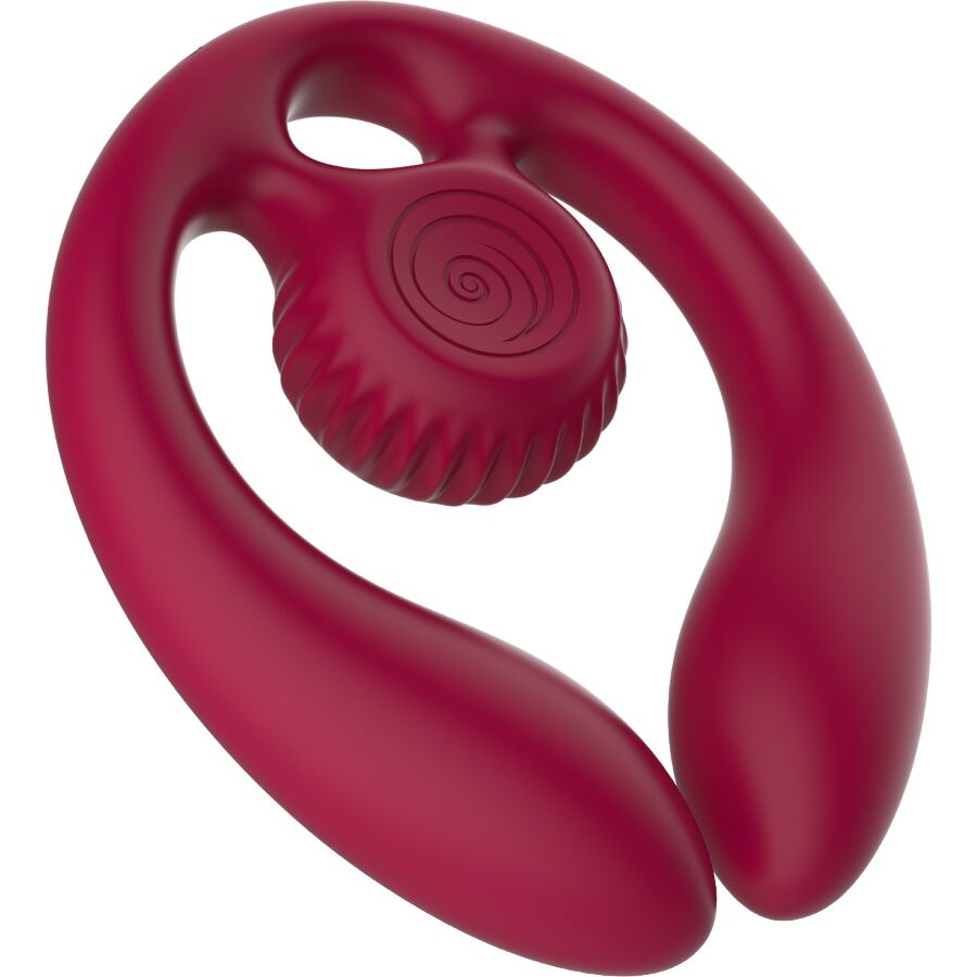 SNAIL VIBE – GIZI DUO COUPLES STIMULATOR REMOTE CONTROL BURGUNDY