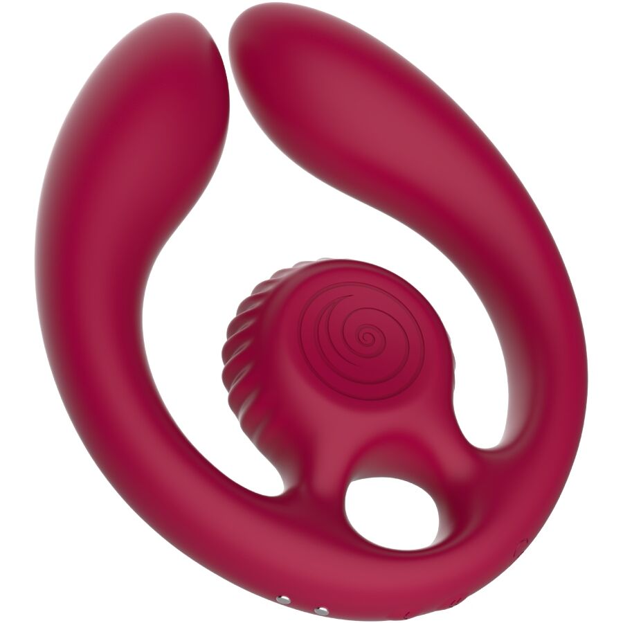 SNAIL VIBE – GIZI DUO COUPLES STIMULATOR REMOTE CONTROL BURGUNDY