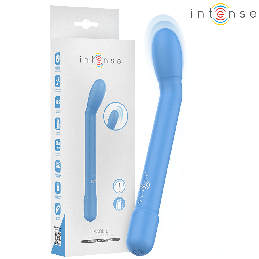 INTENSE – KARLIE RECHARGEABLE G-SPOT STIMULATOR BLUE